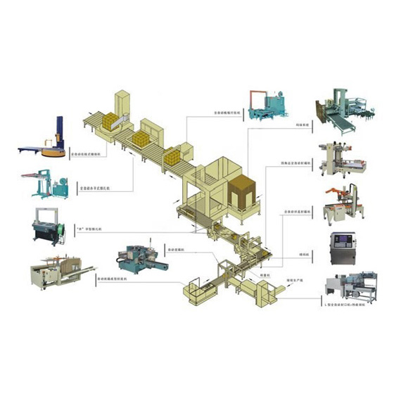 全自動(dòng)后段包裝生產(chǎn)線(xiàn)